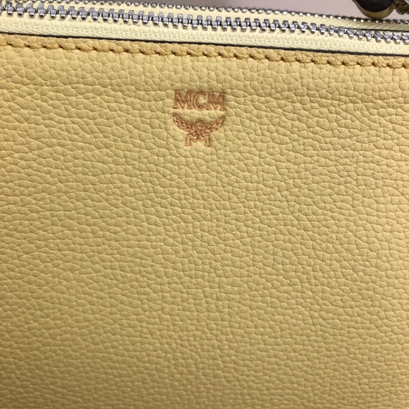 MCM Leather Double Zip Crossbody Bag - Picture 4 of 5